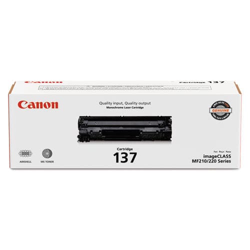 Canon 9435b001 (137) Toner 2,400 Page-yield Black - Technology - Canon®