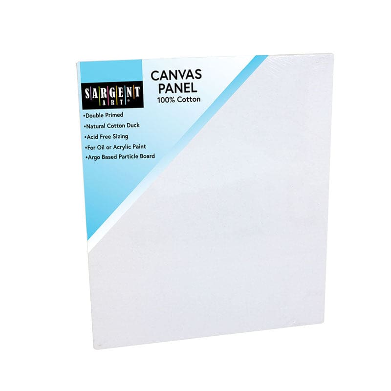 Canvas Panel Cotton 8 X 10In (Pack of 12) - Canvas - Sargent Art Inc.