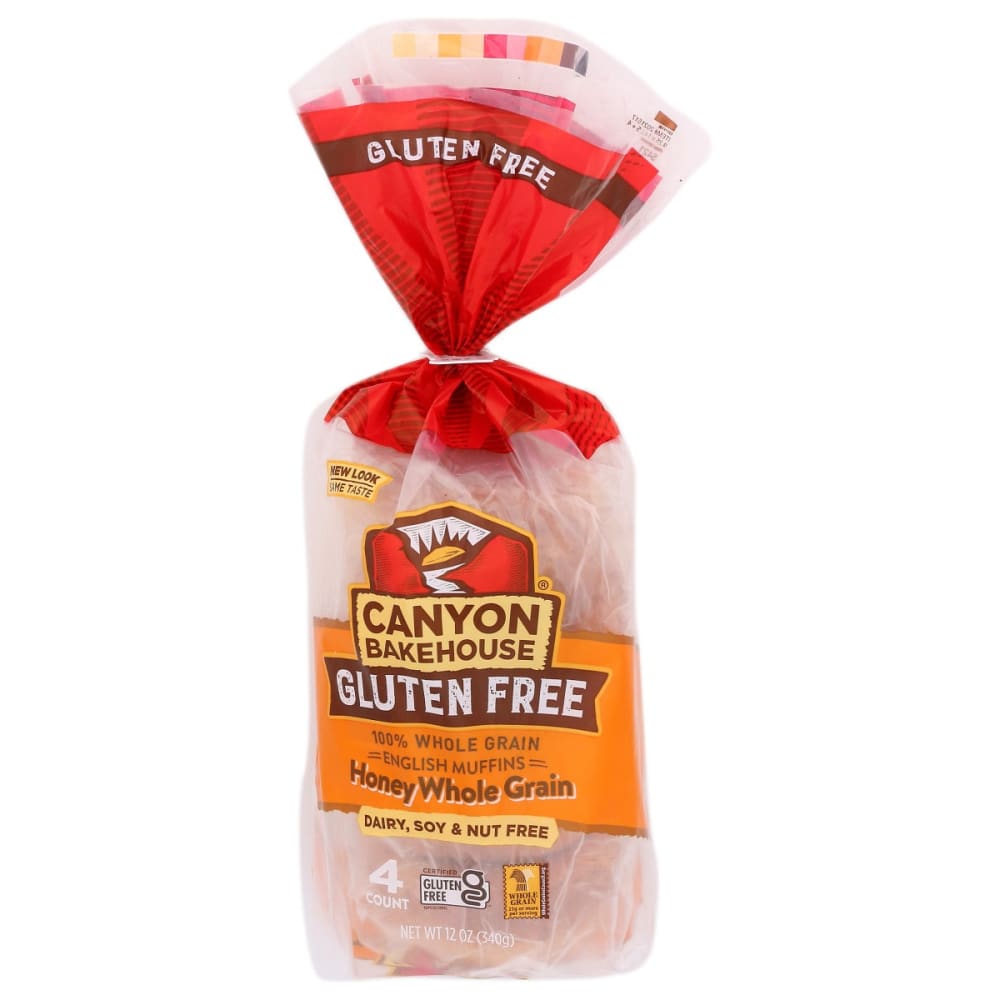 CANYON BAKEHOUSE: Honey Whole Grain English Muffin 12 oz - Grocery > Bread - CANYON BAKEHOUSE