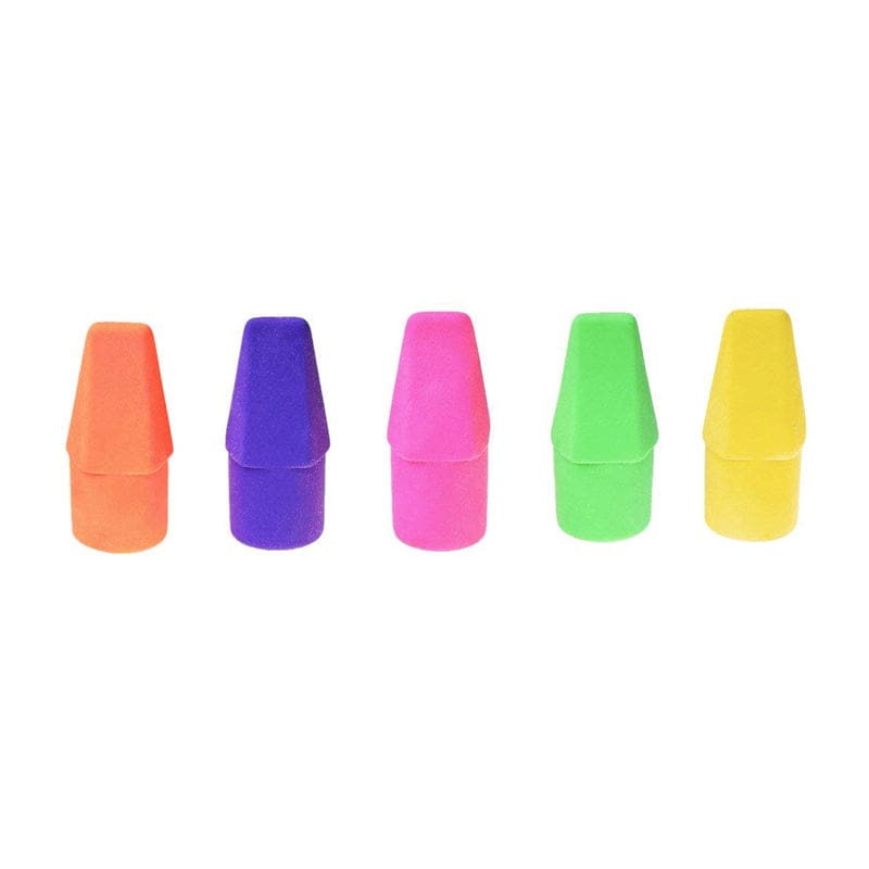 Cap Eraser Neon Colors 144/Pk (Pack of 10) - Erasers - Larose Industries- Rose Moon