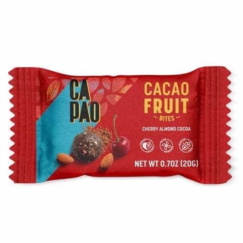 CAPAO Grocery > Snacks CAPAO: Cherry Almond Cocoa Cacao Fruit Bites, 0.7 oz
