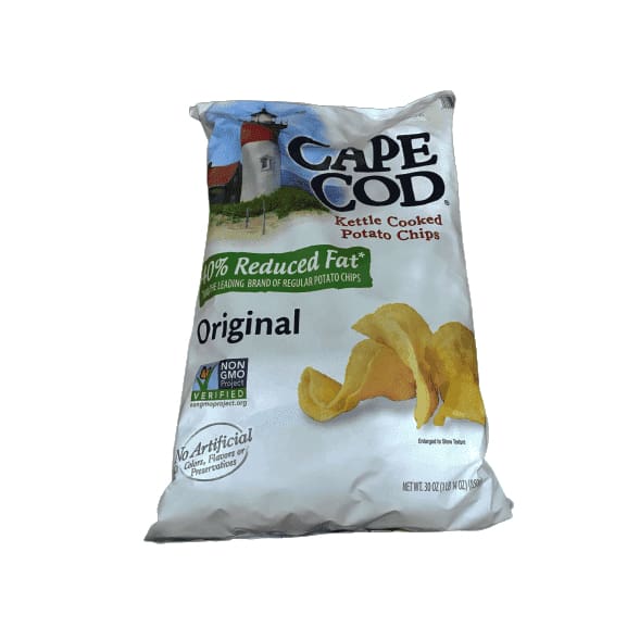 Cape Cod Original Reduced Fat Potato Chips, 30 Ounce - ShelHealth.Com