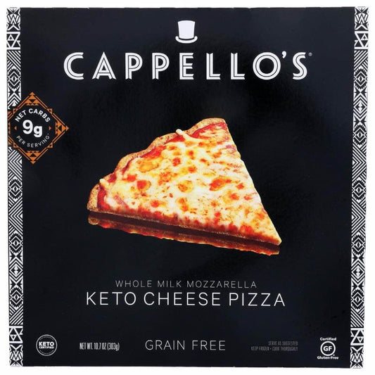 CAPPELLOS Grocery > Frozen CAPPELLOS: Pizza Cheese Keto, 10.7 oz