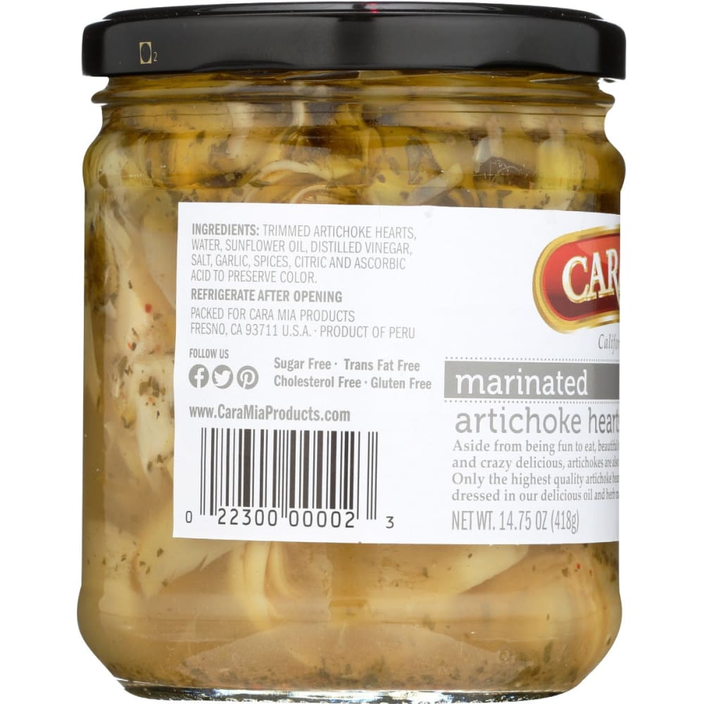 CARA MIA: Artichoke Hearts Marntd 14.75 oz - Grocery > Pantry > Condiments - Cara Mia