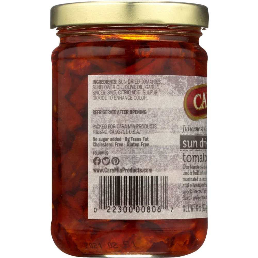 CARA MIA: Sun Dried Tomatoes 8 oz - Grocery > Pantry - CARA MIA