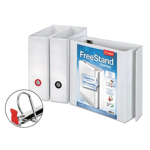 Cardinal Freestand Easy Open Locking Slant-d Ring Binder 3 Rings 2 Capacity 11 X 8.5 White - School Supplies - Cardinal®