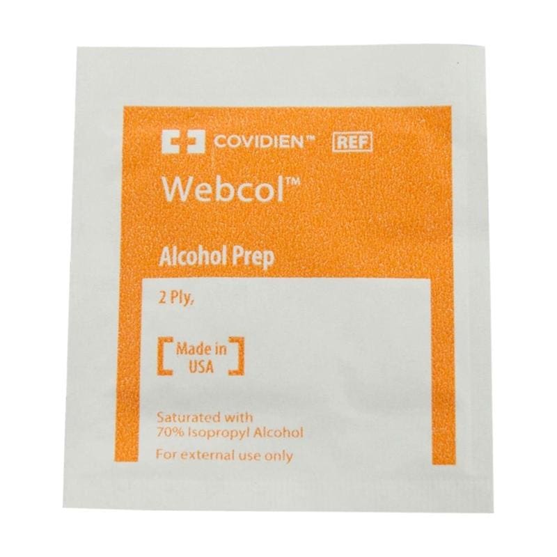 Cardinal Health Alcohol Wipe Large Box of 200 (Pack of 4) - Nursing Supplies >> Prep Pads - Cardinal Health