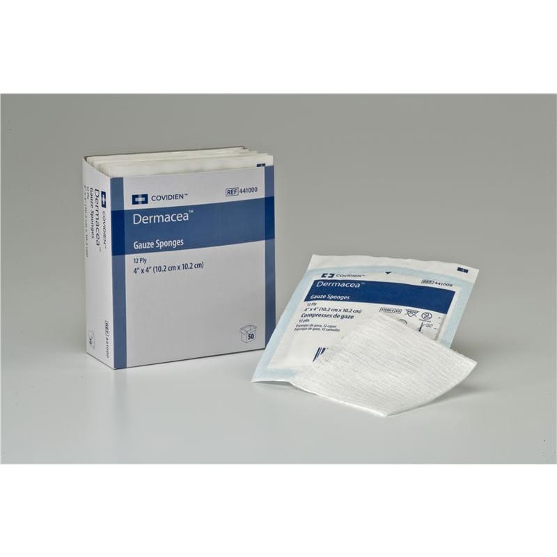 Cardinal Health Gauze Dermacea 4X4 12Ply Sterile TR25 (Pack of 6) - Wound Care >> Basic Wound Care >> Gauze and Sponges - Cardinal Health