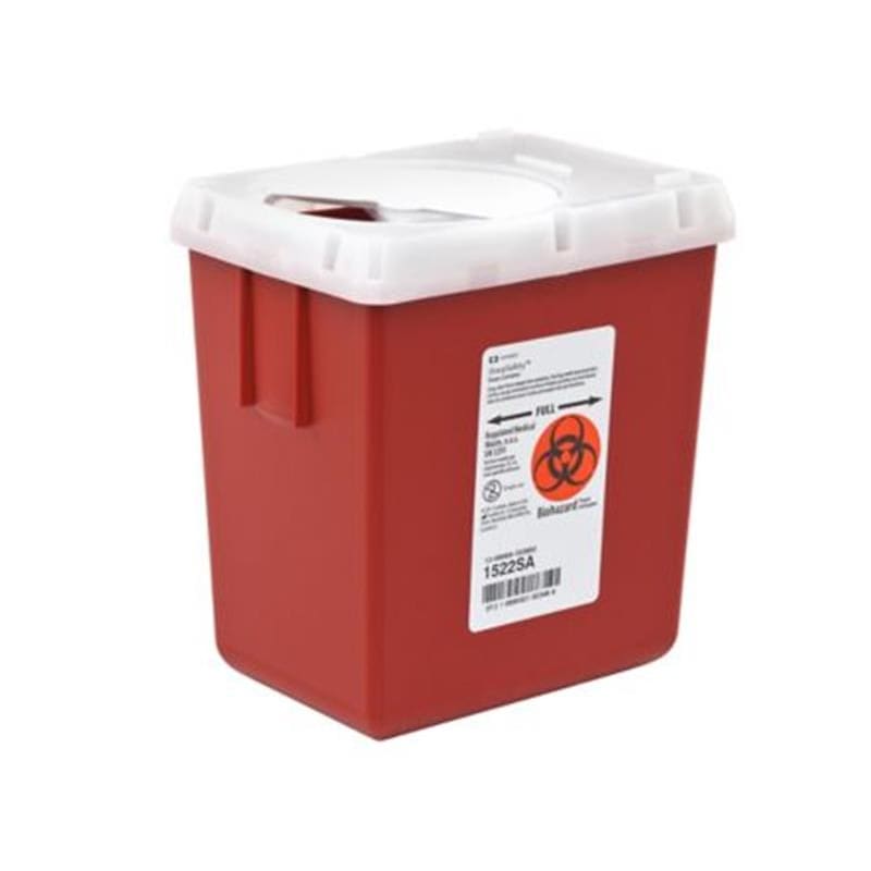 Cardinal Health Sharps Container 2.2 Qt (Pack of 4) - Nursing Supplies >> Sharps Collectors - Cardinal Health