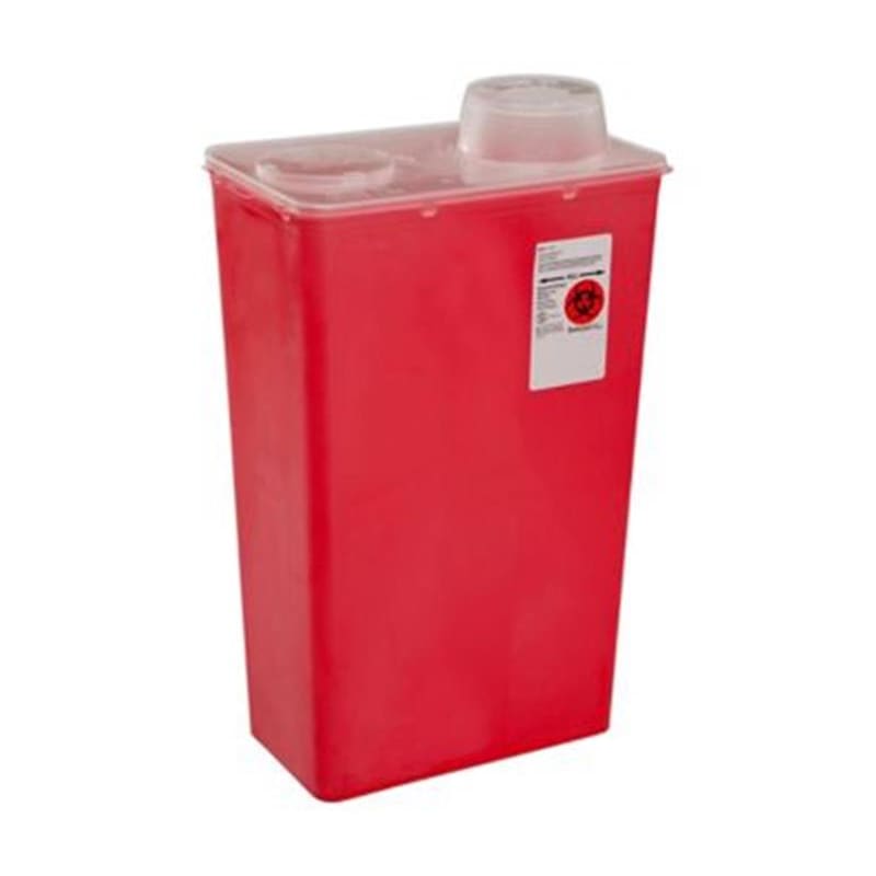 Cardinal Health Sharps Container 8Qt Red (Pack of 2) - Nursing Supplies >> Sharps Collectors - Cardinal Health