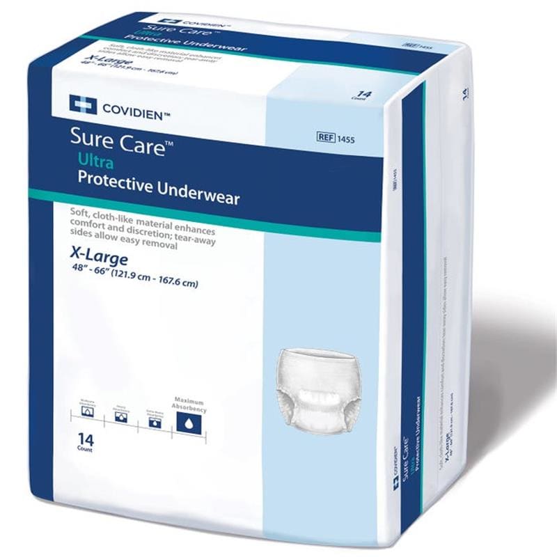 Cardinal Health Sure Care Ultra Prot. Under. Xl Case of 56 - Incontinence >> Protective Underwear - Cardinal Health