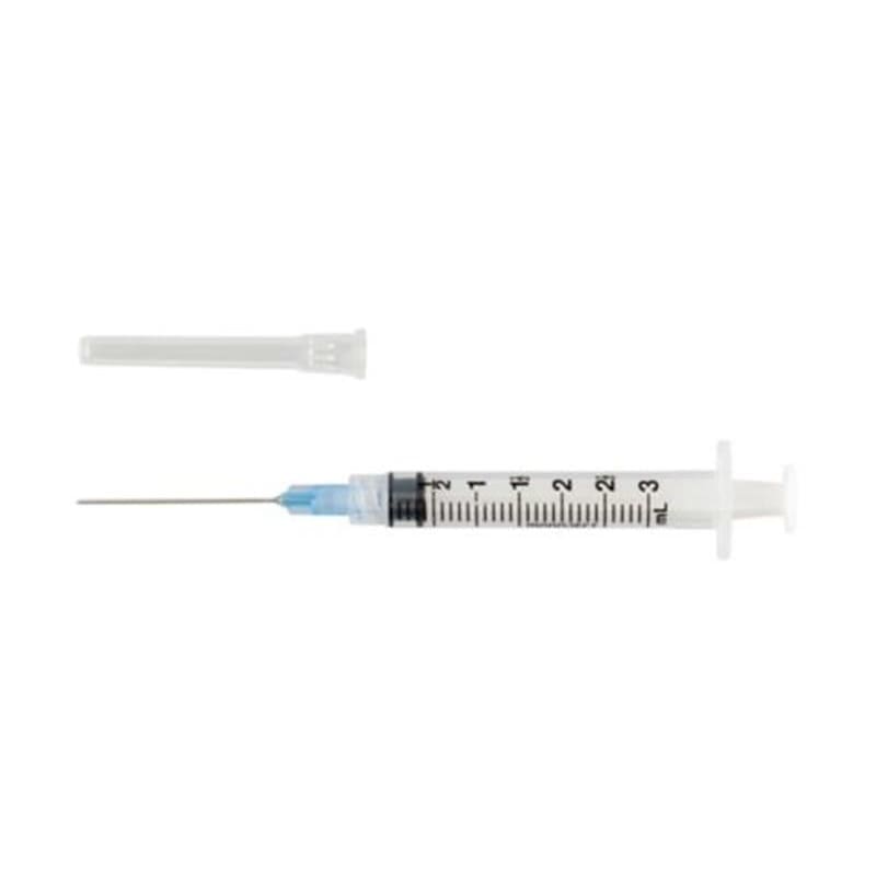 Cardinal Health Syringe 3Cc 22 X 1 Box of 100 - Needles and Syringes >> Syringes with Needles - Cardinal Health