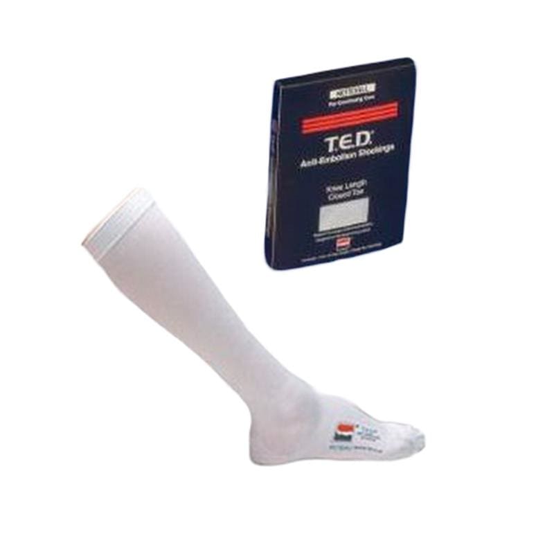Cardinal Health Ted Hose Knee Large Reg White Pair - Apparel >> Stockings and Socks - Cardinal Health