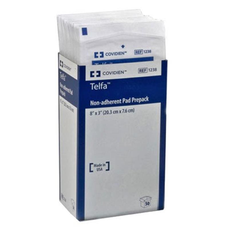 Cardinal Health Telfa 3 X 8 Non-Adherent Str, Box of 50 | ShelHealth