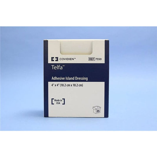 Cardinal Health Telfa Island 4 X 4 Str Box of 25 - Wound Care >> Basic Wound Care >> Non Adherent - Cardinal Health