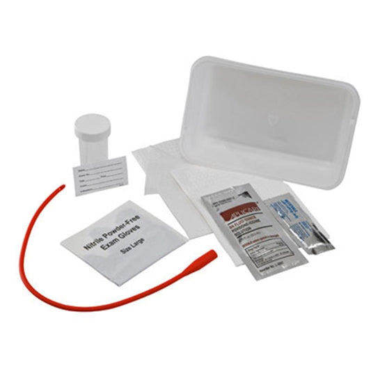 Cardinal Health Urethral Cath Tray 14Fr Red Rubber Case of 20 - Item Detail - Cardinal Health