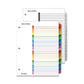 Cardinal Onestep Printable Table Of Contents And Dividers 10-tab 1 To 10 11 X 8.5 White Assorted Tabs 1 Set - Office - Cardinal®