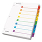 Cardinal Onestep Printable Table Of Contents And Dividers 8-tab 1 To 8 11 X 8.5 White Assorted Tabs 1 Set - Office - Cardinal®