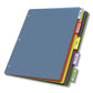 Cardinal Poly Index Dividers 5-tab 11 X 8.5 Assorted 4 Sets - School Supplies - Cardinal®
