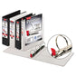 Cardinal Premier Easy Open Clearvue Locking Round Ring Binder 3 Rings 3 Capacity 11 X 8.5 White - School Supplies - Cardinal®