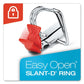 Cardinal Premier Easy Open Clearvue Locking Slant-d Ring Binder 3 Rings 1 Capacity 11 X 8.5 Black - School Supplies - Cardinal®