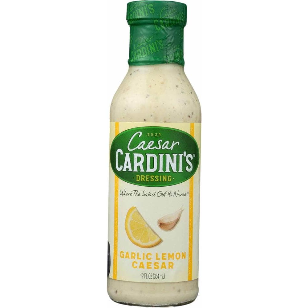Caesar Cardinis Cardini Garlic Lemon Caesar Dressing, 12 oz