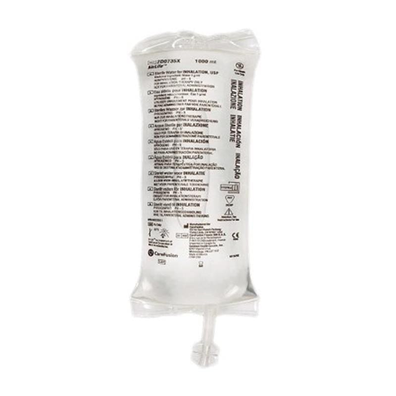 CareFusion Sterile Water For Inhalation 1000Ml Case of 14 - Respiratory >> Saline - CareFusion