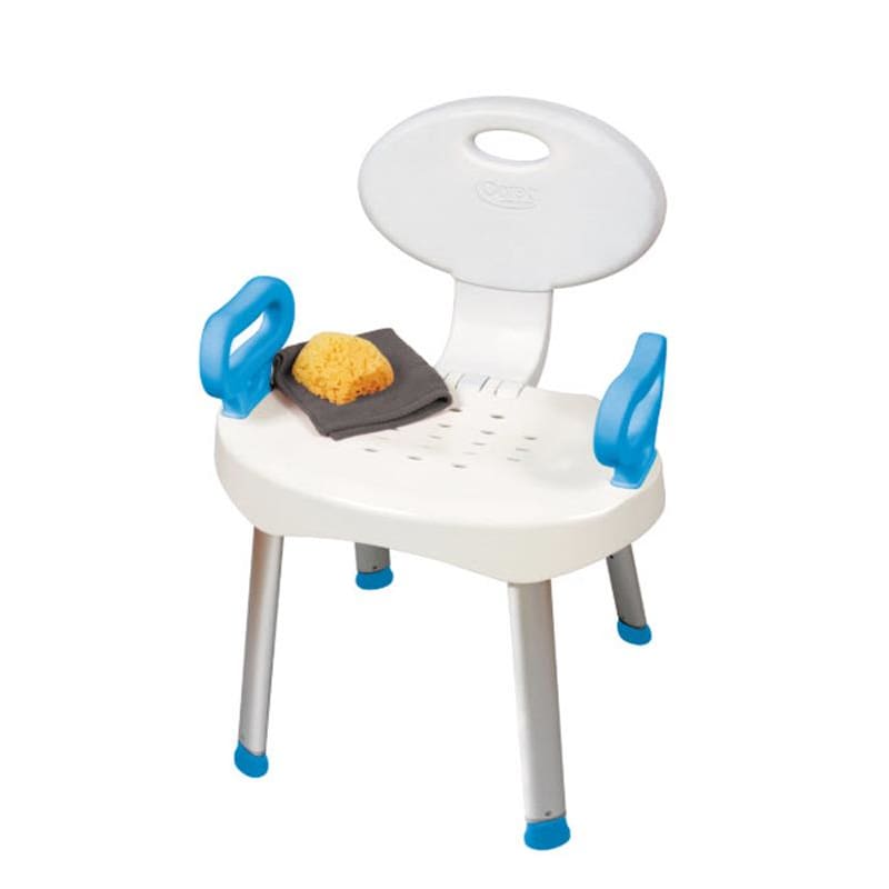 Carex Health Brands E-Z Bath Shower Seat With Back & Handles - Item Detail - Carex Health Brands
