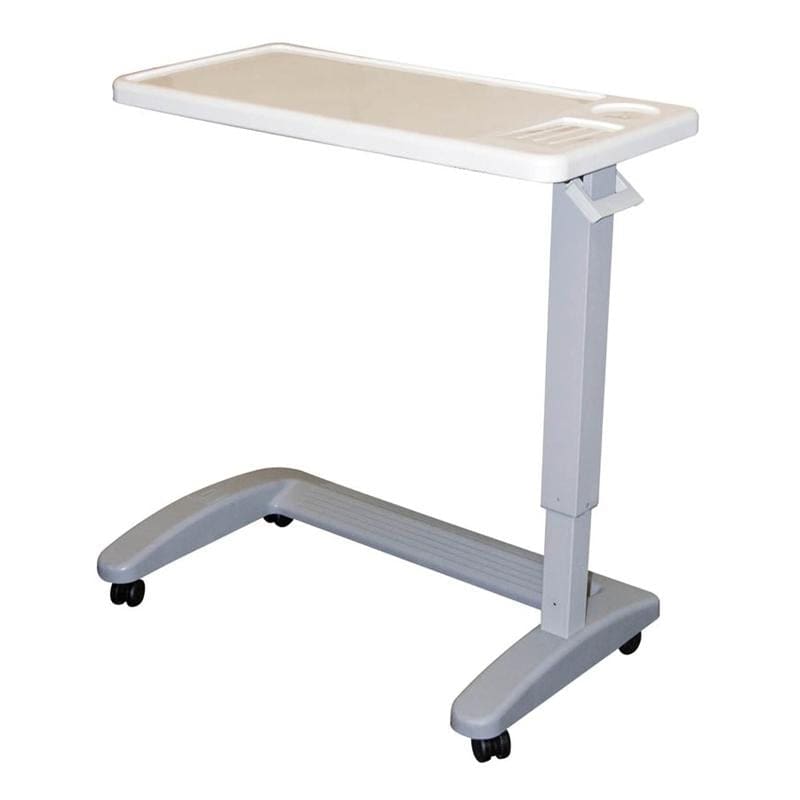 Carex Health Brands Overbed Table White Plastic - Item Detail - Carex Health Brands