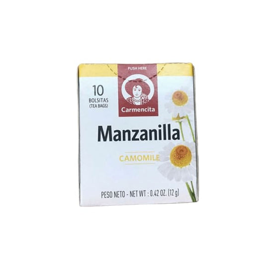 Carmencita Manzanilla Camomile, 10 bags - ShelHealth.Com