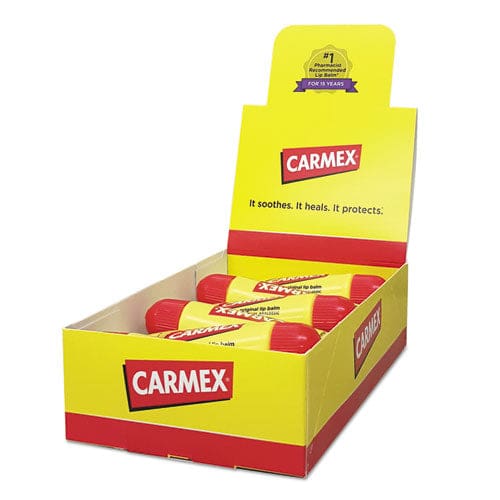 Carmex Moisturizing Lip Balm Original Flavor 0.35 Oz Tube 12/box - Janitorial & Sanitation - Carmex®