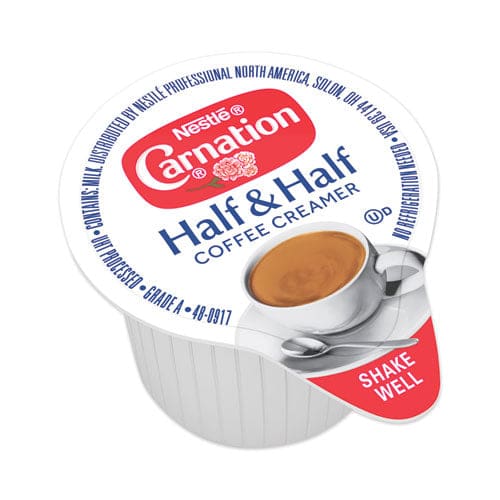 Carnation Half And Half 0.304 Oz Cups 180/carton - Food Service - Carnation®