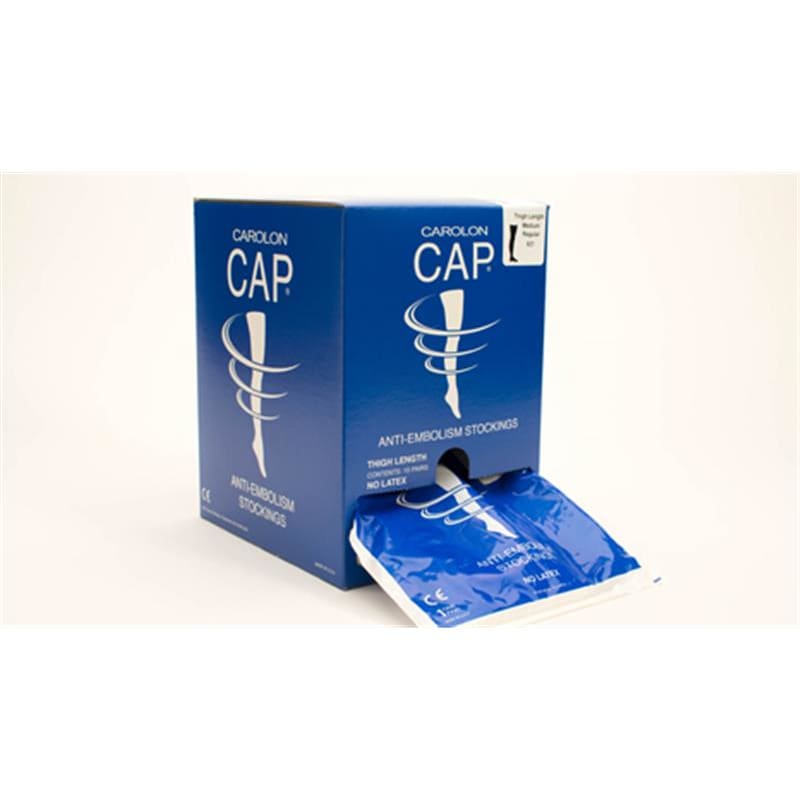 Carolon Anti Embolism Hose Thigh Sm Re Box of 10 - Apparel >> Stockings and Socks - Carolon