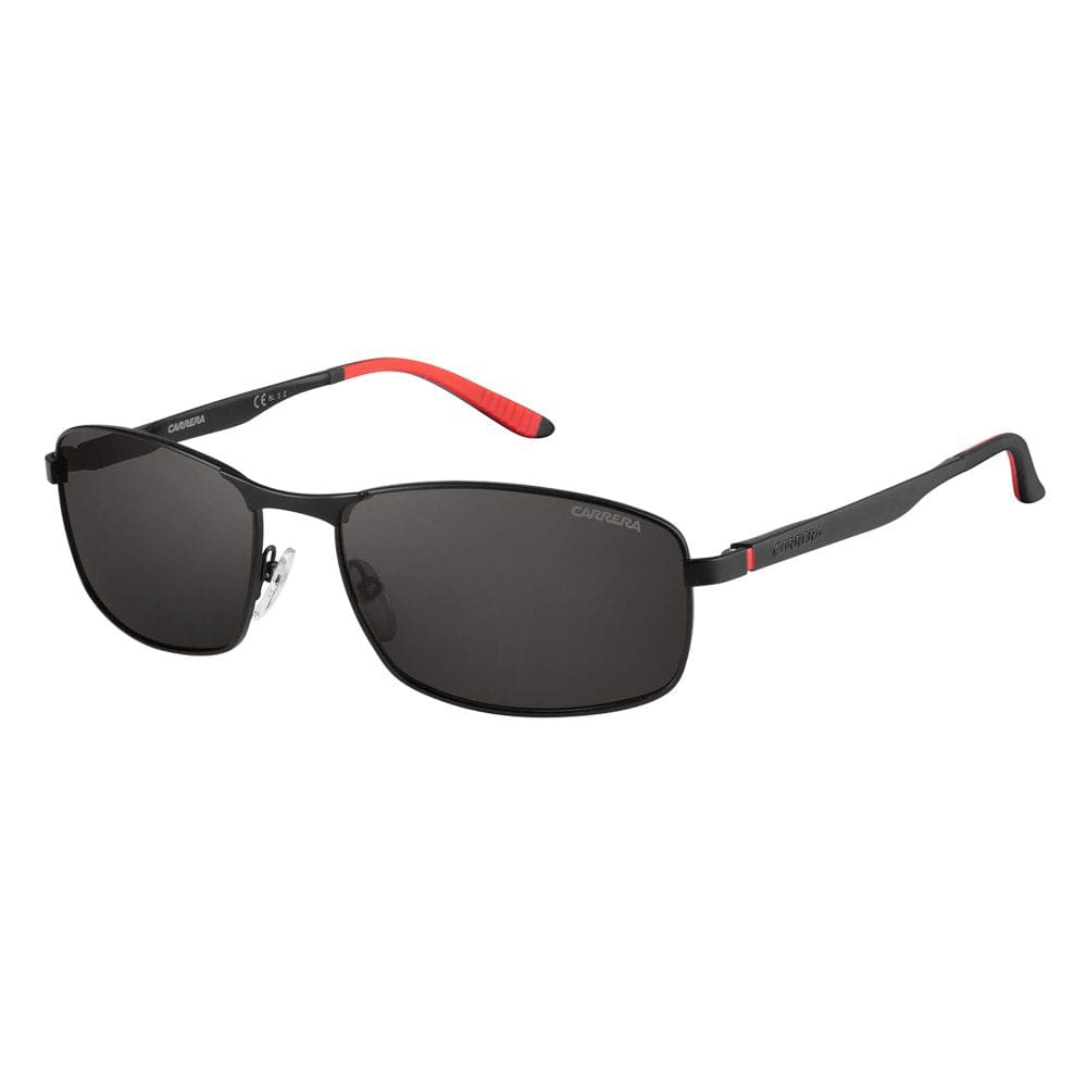 Carrera Modified Square Sunglasses Matte Black 8012/S - Prescription Eyewear - Carrera