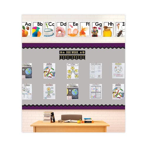 Carson-Dellosa Education Curriculum Bulletin Board Set. Alphabet 27 Pieces - School Supplies - Carson-Dellosa Education