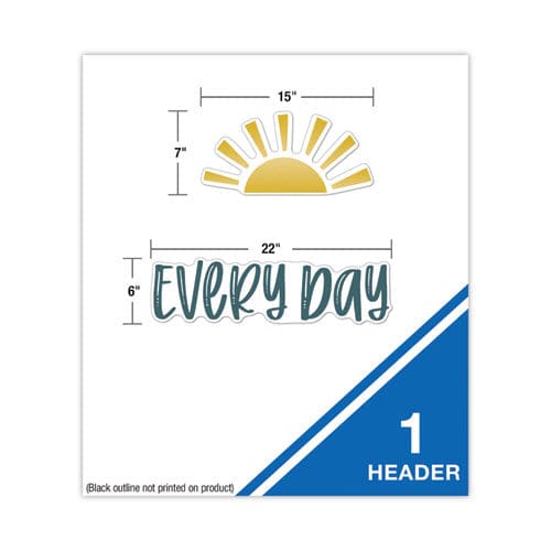 Carson-Dellosa Education Motivational Bulletin Board Set Everyday Is An Adventure 42 Pieces - School Supplies - Carson-Dellosa Education