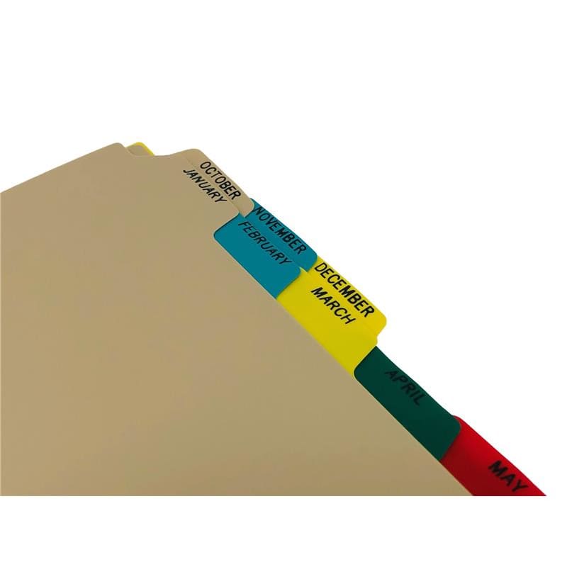 Carstens Tab Dividers Monthly Pack of 12 - Item Detail - Carstens