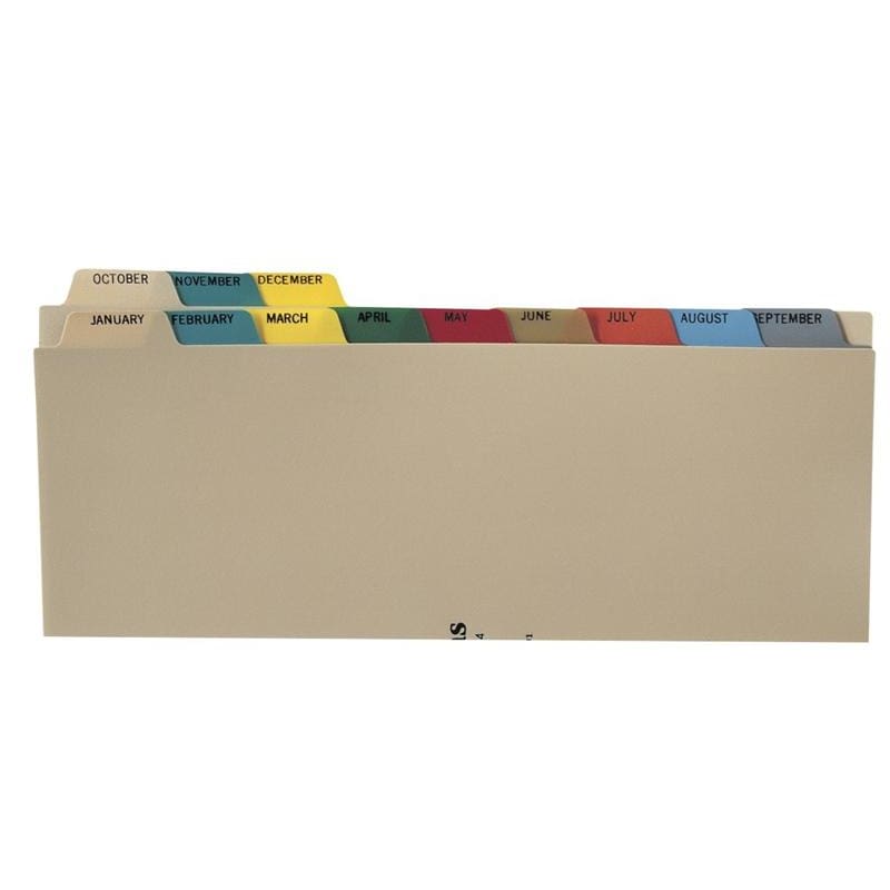 Carstens Tab Dividers Monthly Pack of 12 - Item Detail - Carstens