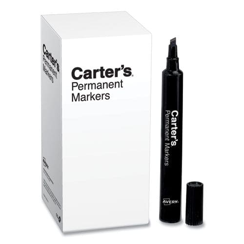 Carter’s Large Desk Style Permanent Marker Broad Chisel Tip Black Dozen - School Supplies - Carter’s™