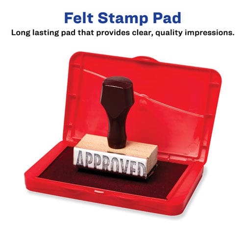 Carter’s Pre-inked Felt Stamp Pad 4.25 X 2.75 Red - School Supplies - Carter’s™