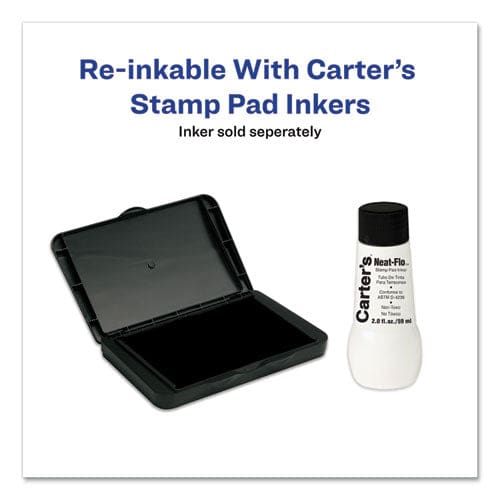 Carter’s Pre-inked Felt Stamp Pad 4.25x 2.75 Black - School Supplies - Carter’s™