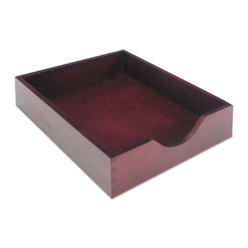 Carver Hardwood Stackable Desk Trays 1 Section Letter Size Files 10.25 X 12.5 X 2.5 Oak - School Supplies - Carver™