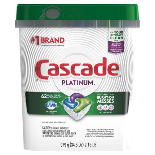Cascade Actionpacs Fresh Scent 34.5 Oz Bag 62 Packs/bag - Janitorial & Sanitation - Cascade®