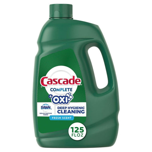 Cascade Complete Gel + Oxi Dishwasher Detergent (125 fl. oz.) - Cleaning Supplies - Cascade Complete