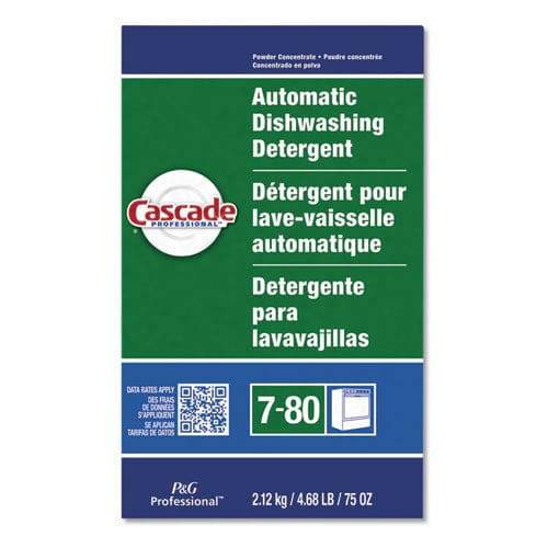 Cascade Professional Automatic Dishwasher Detergent Powder Fresh Scent 75 Oz Box 7/carton - Janitorial & Sanitation - Cascade Professional™