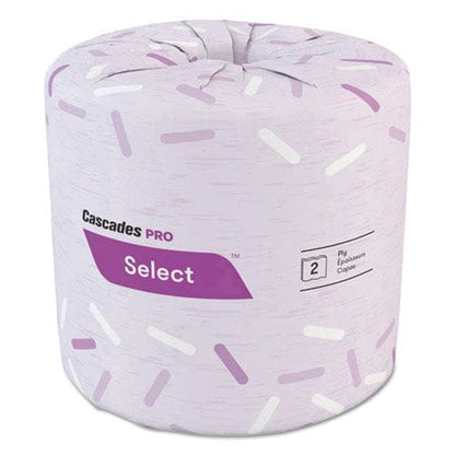 Cascades PRO Select Standard Bath Tissue 2-ply White 4.25 X 3.5 500 Sheets/roll 96 Rolls/carton - Janitorial & Sanitation - Cascades PRO