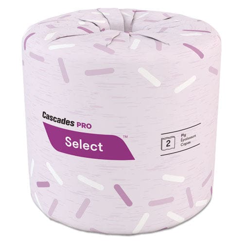 Cascades PRO Select Standard Bath Tissue 2-ply White 4 X 3.19 500/roll 96/carton - Janitorial & Sanitation - Cascades PRO