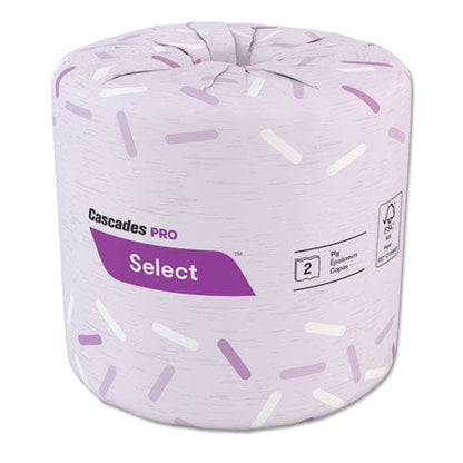 Cascades PRO Select Standard Bath Tissue 2-ply White 4 X 3 500 Sheets/roll 96 Rolls/carton - Janitorial & Sanitation - Cascades PRO