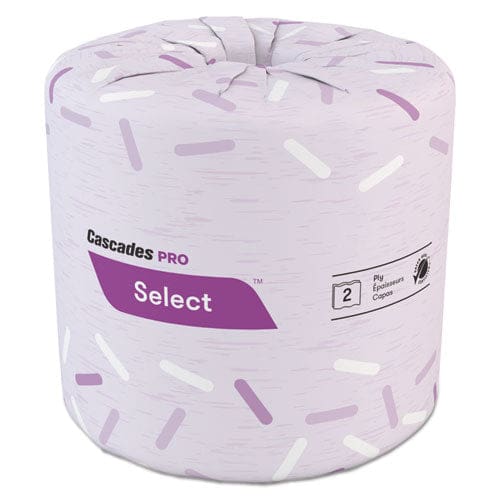 Cascades PRO Select Standard Bathroom Tissue 2-ply White 550/roll 80 Rolls/carton - Janitorial & Sanitation - Cascades PRO