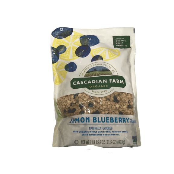 Cascadian Farm Lemon Blueberry Granola, 31.5 oz - ShelHealth.Com